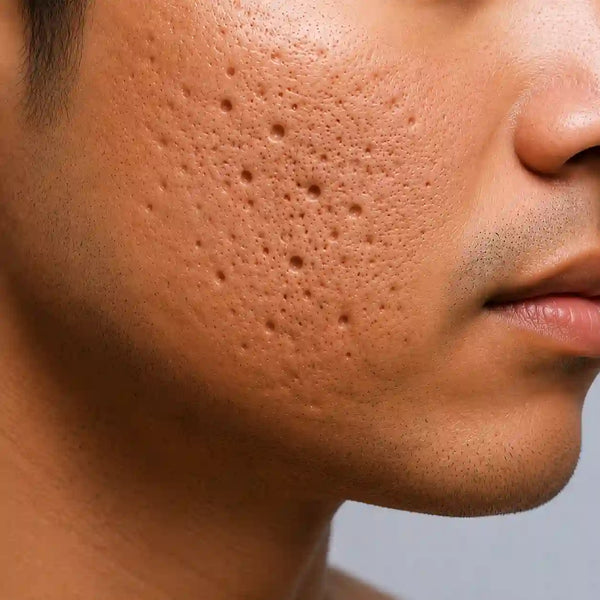 Ice-pick scar
