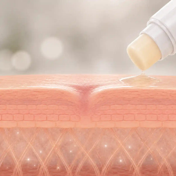 Skin holds hydration